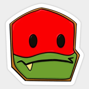 ROTTMNT Raph Cookie Sticker